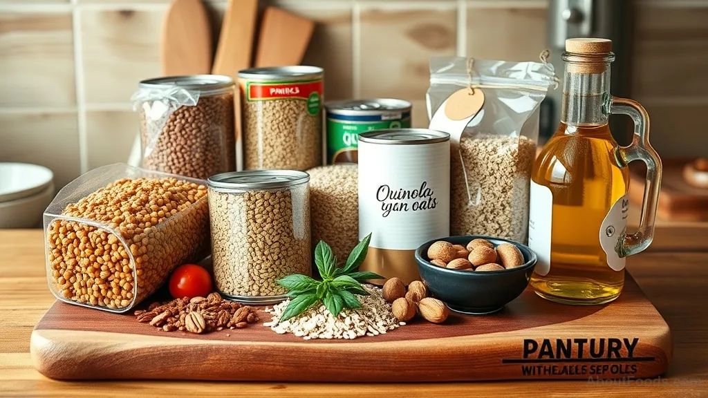 A Practical Pantry Staples Food List for Smarter Shopping