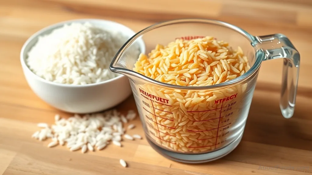 Comparison between plain white rice and toasted golden-brown rice in two bowls