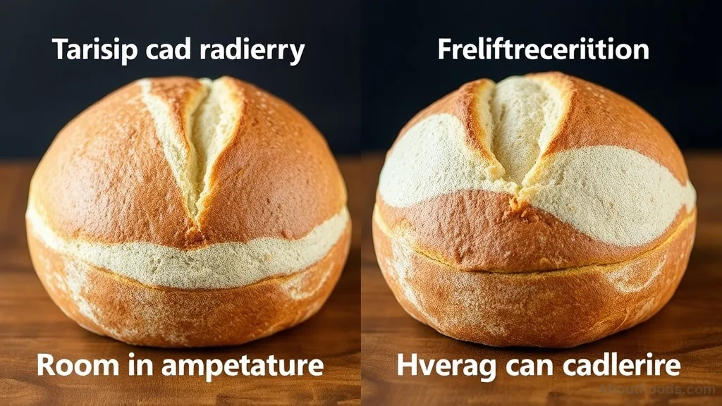 Comparison of bread made with room temperature versus refrigerated dough