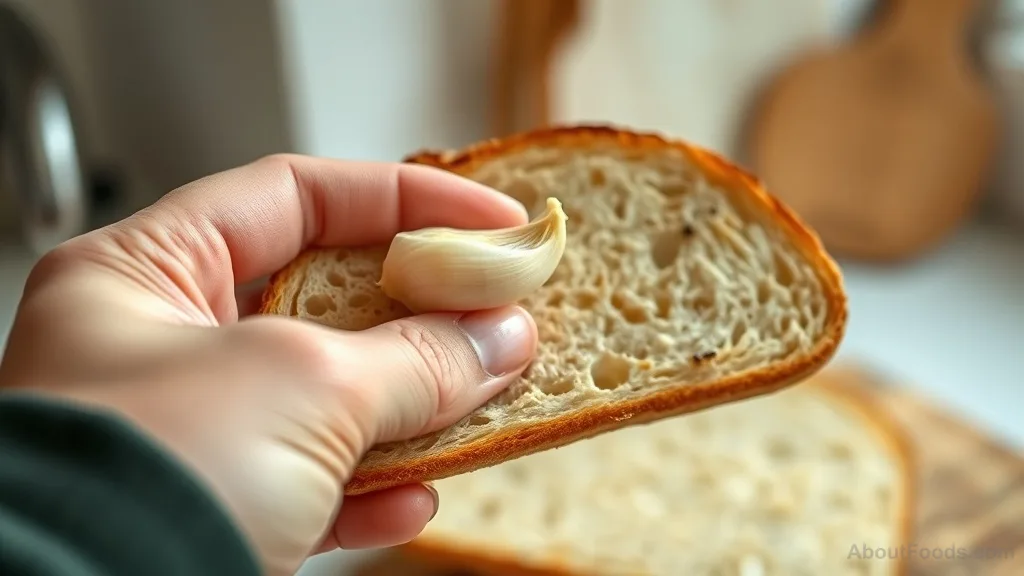 Does Rubbing a Cut Clove of Garlic on Bread Actually Impart Flavor?