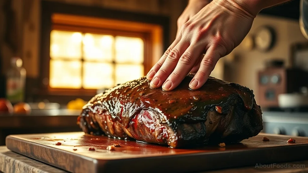 Proper technique for massaging marinade into meat surface