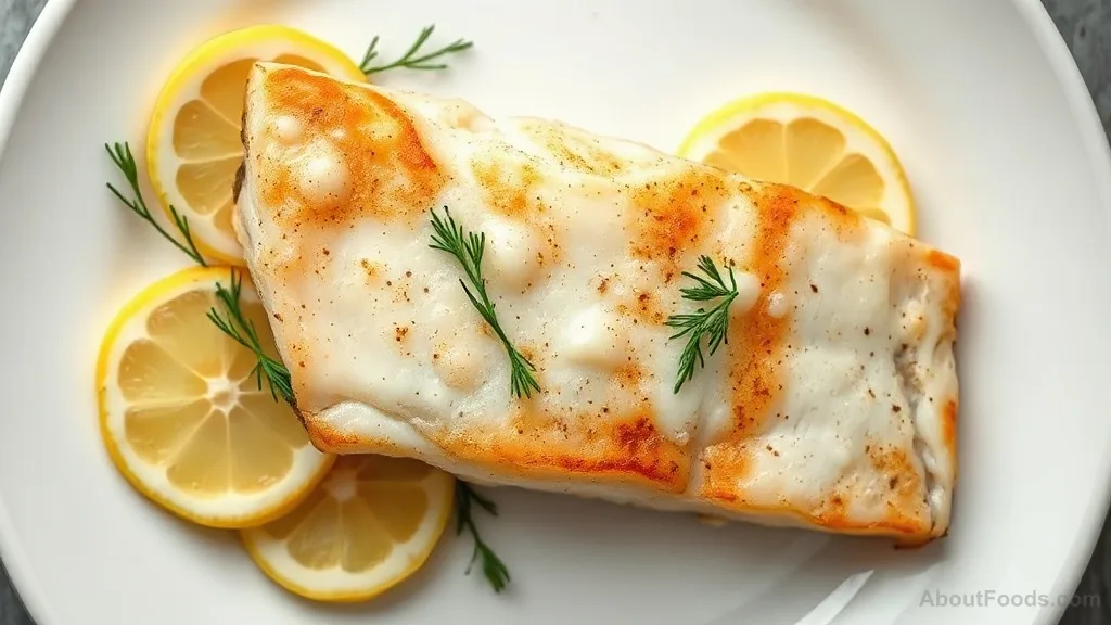 Baked Halibut with Lemon and Herbs
