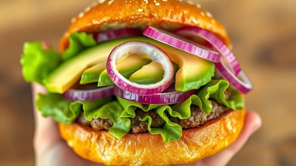 California Burger with Avocado