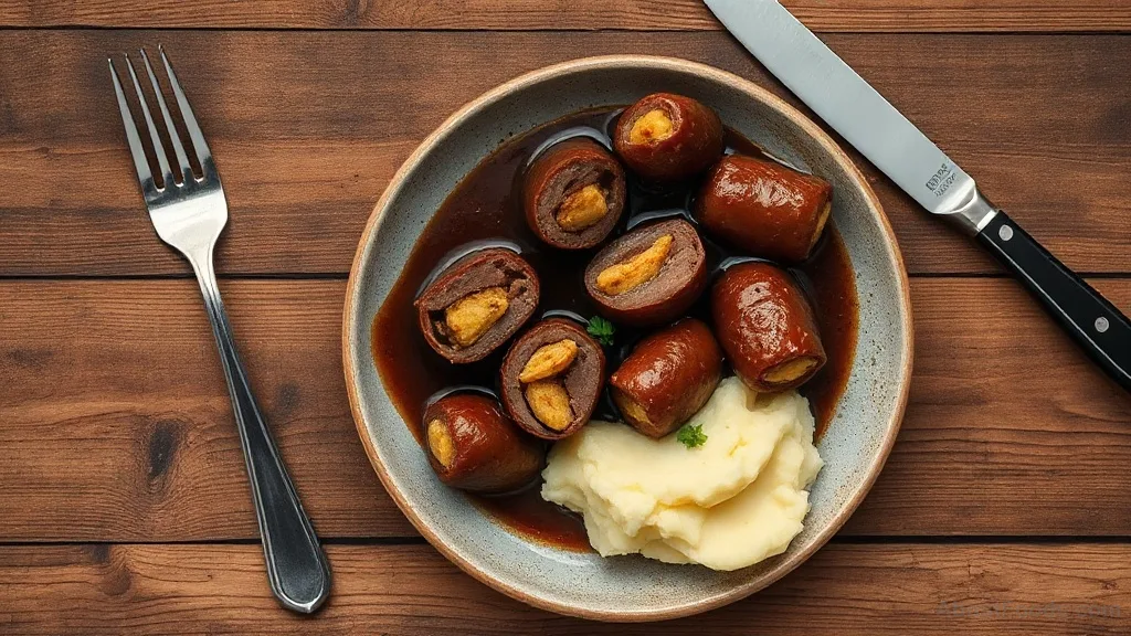 Beef Olives (Stuffed Rolled Beef)
