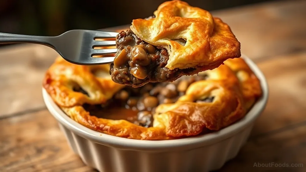 Classic British Steak and Mushroom Pie
