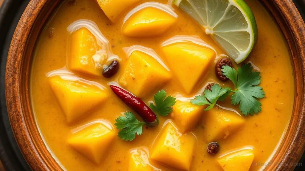 Burmese Potato Curry with Onion and Garlic