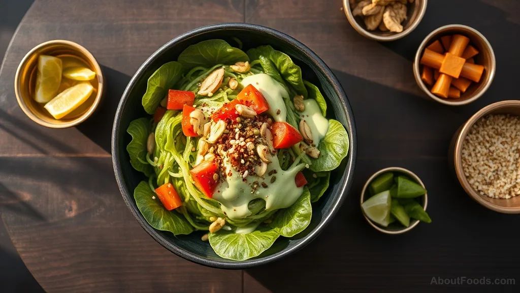 Lahpet Yay (Burmese Pickled Tea Salad) with Triticale Milk and Fructooligosaccharide