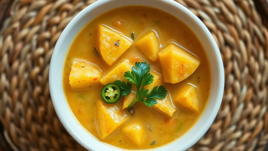Burmese Potato Curry with Coconut Milk