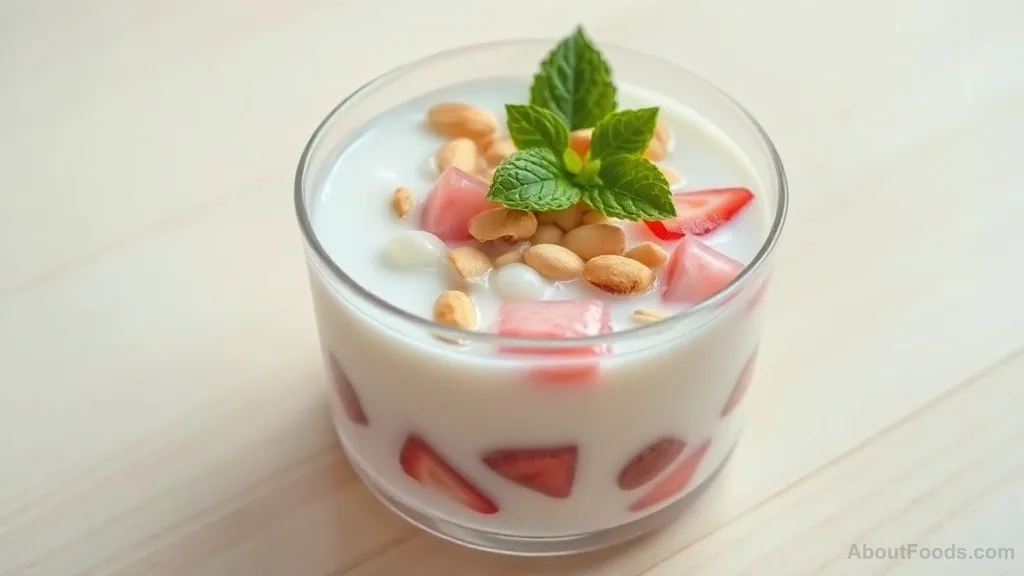 Shwe Yin Aye with Strawberry Jelly