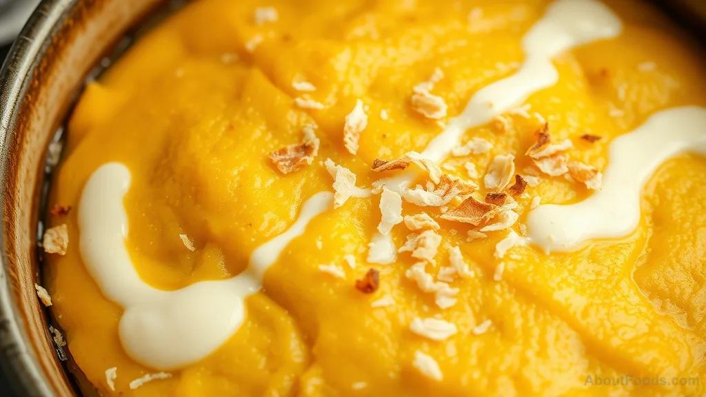 Baked Yam Pudding with Coconut Milk