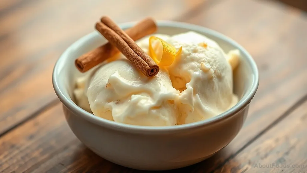 Helado de Mantecado (Cuban Vanilla Ice Cream)