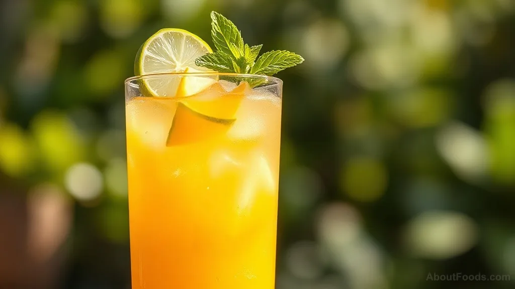 Limonada con Mango: Refreshing Mango Limeade