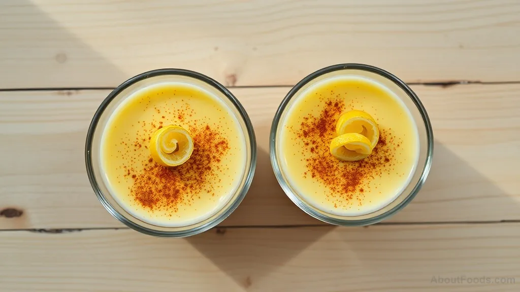 Natillas with Lemon Zest