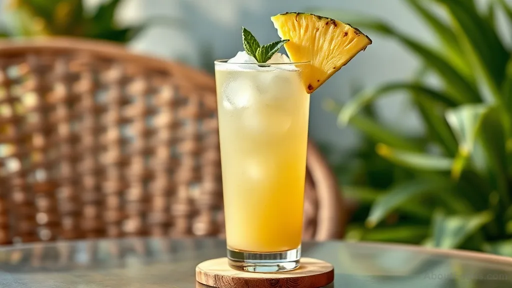 Piñada with Ginger: A Tropical Cuban Punch
