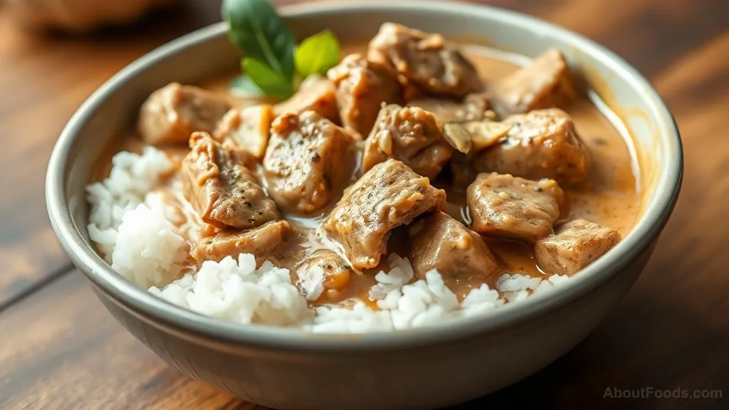 Adobo sa Gata (Adobo with Coconut Milk)