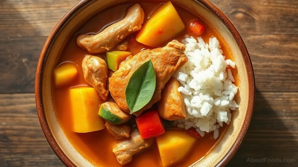 Chicken Afritada (Filipino Tomato Stew)