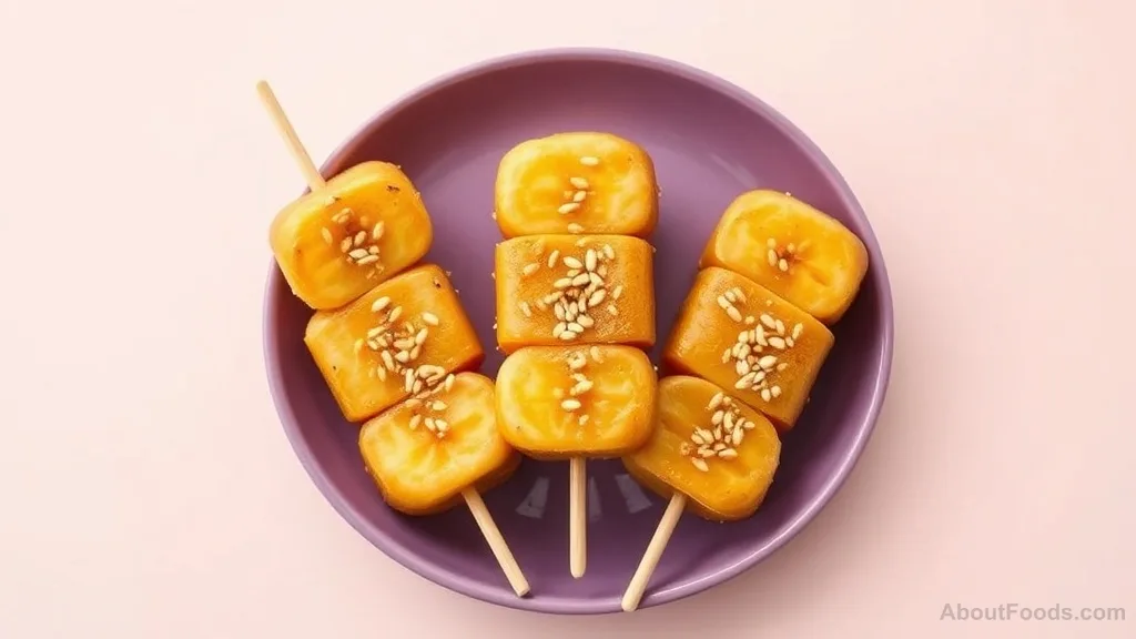 Banana Cue with Toasted Sesame Seeds (Filipino Street Food)