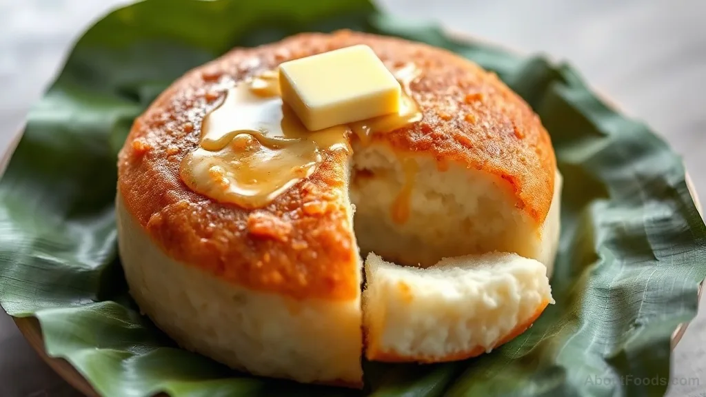 Bibingka with Cheese and Butter