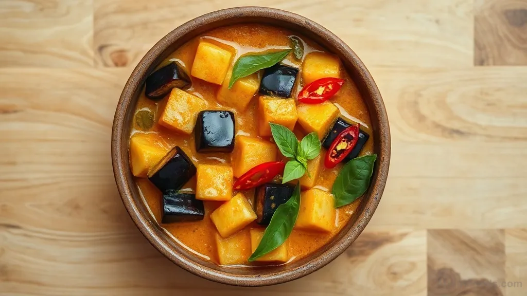 Bicol Express with Eggplant and Long Beans