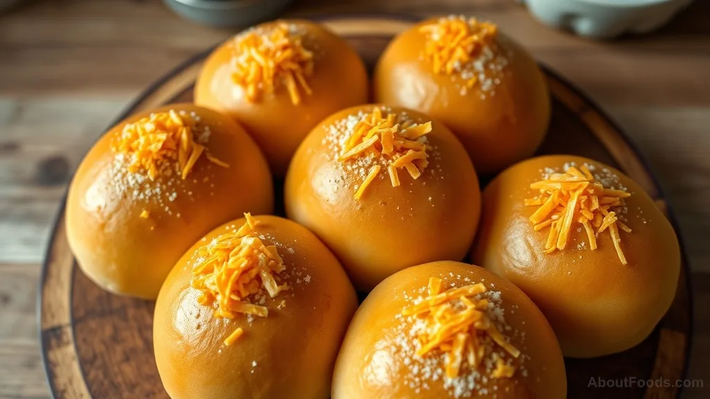 Filipino Ensaymada with Cheese (Soft Cheesy Buns)