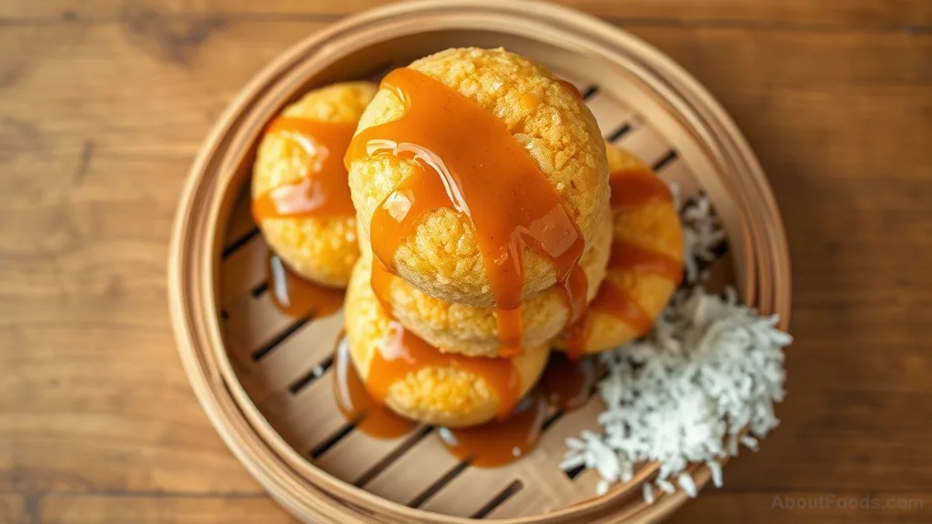 Kutsinta with Caramel Syrup