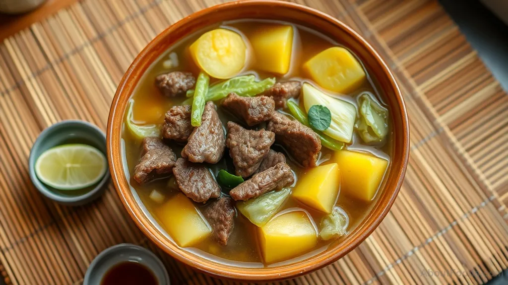 Nilagang Baka (Beef Stew with Vegetables)