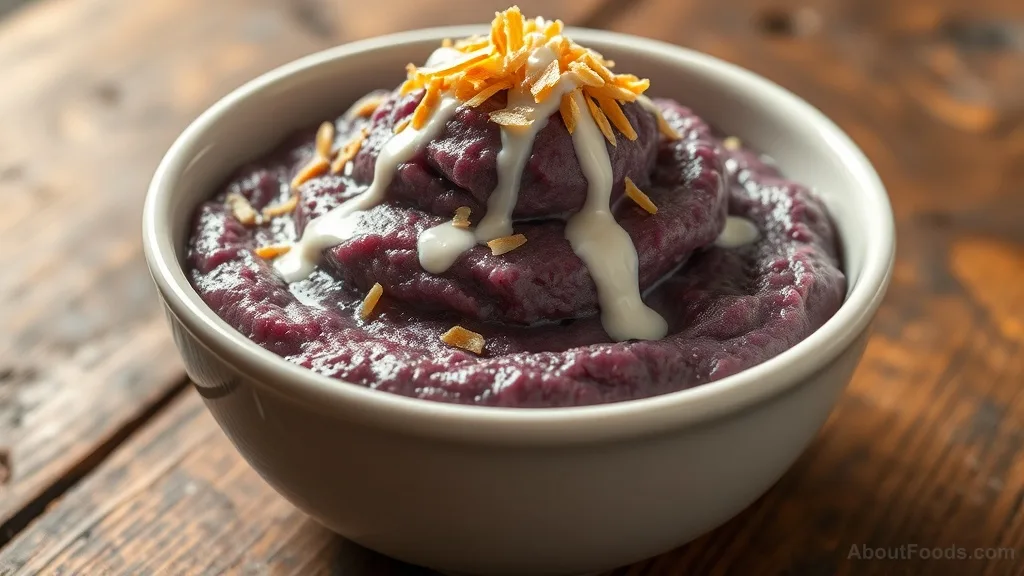 Nilupak: Creamy Mashed Cassava or Saba Banana with Coconut
