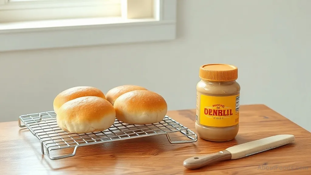 Pandesal with Peanut Butter