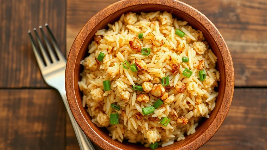 Sinangag (Garlic Fried Rice) with Toasted Garlic