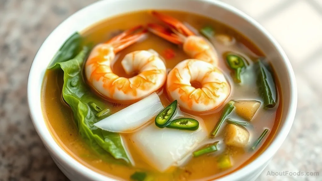 Sinigang na Hipon (Shrimp Sour Soup)