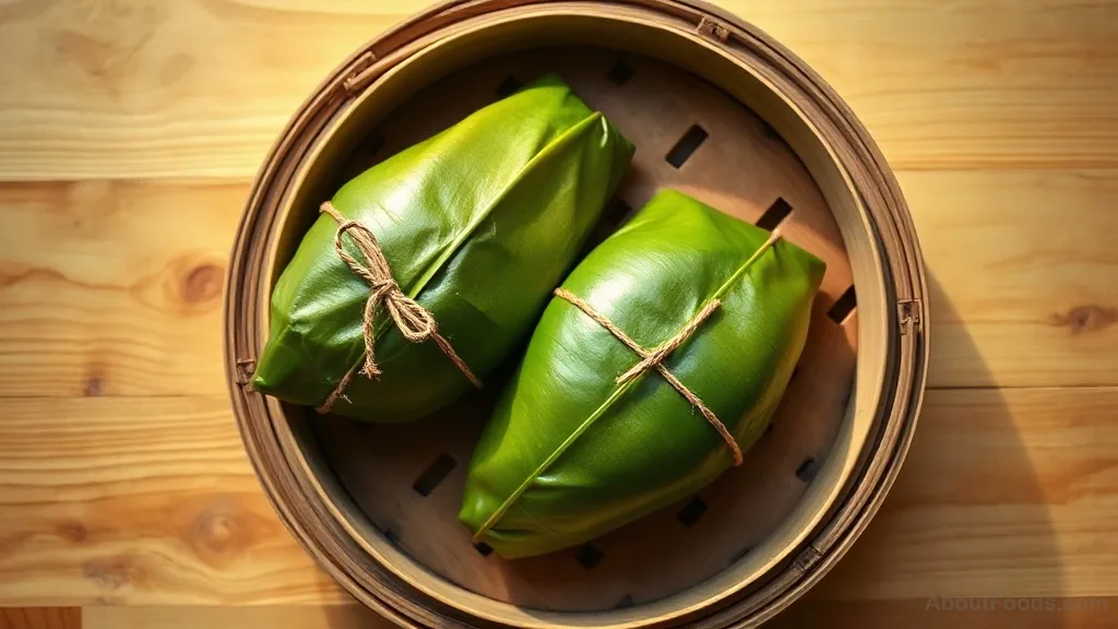 Suman (Sticky Rice Cake in Banana Leaf)