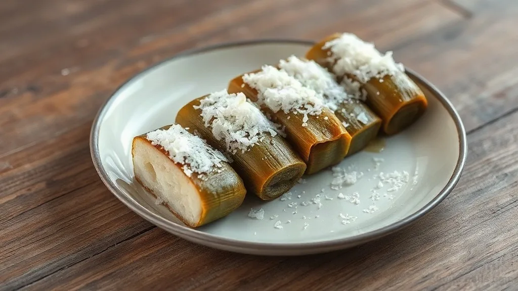 Suman with Coconut