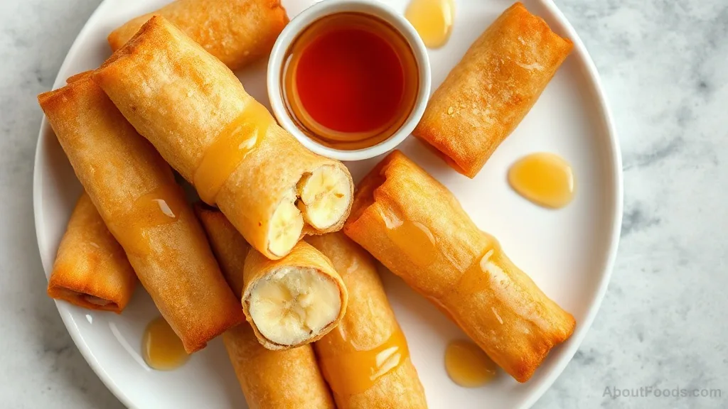 Turon with Honey