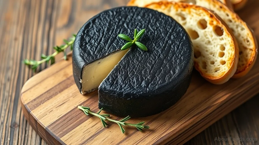 Fromage de chèvre cendré