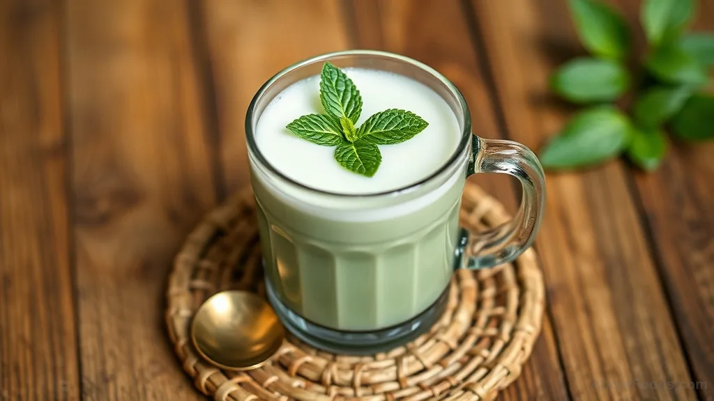 Lahpet Yay (Burmese Fermented Tea Leaf Drink) with Nepali Rice Milk and Planteose