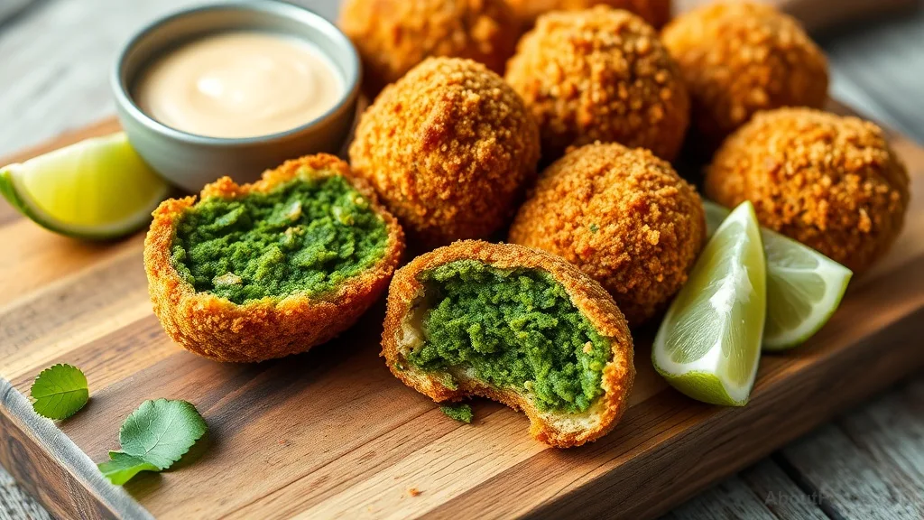 Spirulina Cutlets (Breaded Spirulina Croquettes)