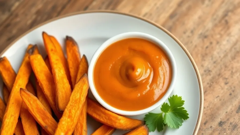Sweet Potato Fries with Curry Ketchup