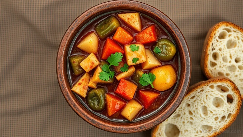 Georgian Chashushuli with Heart of Palm – Hearty Stew with a Fresh Twist
