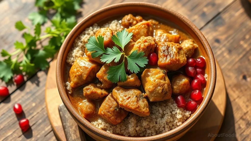 Chashushuli with Quinoa