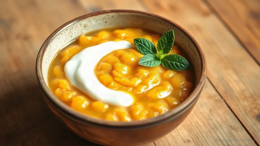 Gomi with Yogurt: Georgian Cornmeal Porridge with Matsoni