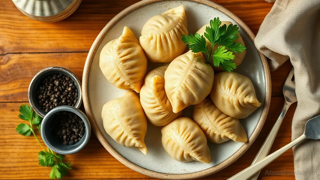 Khinkali with Potato (Georgian Potato Dumplings)