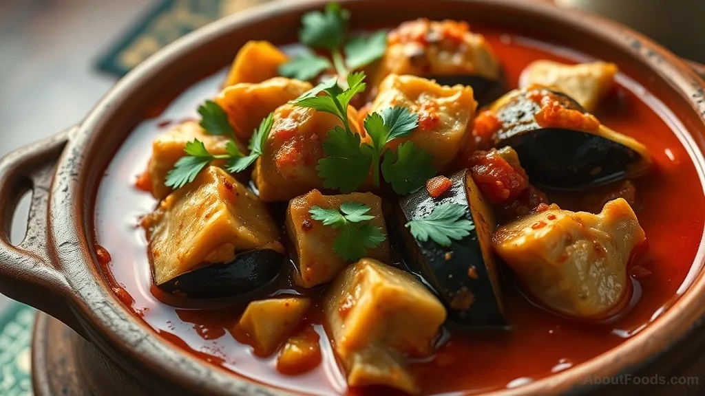 Ostri with Eggplant and Zucchini
