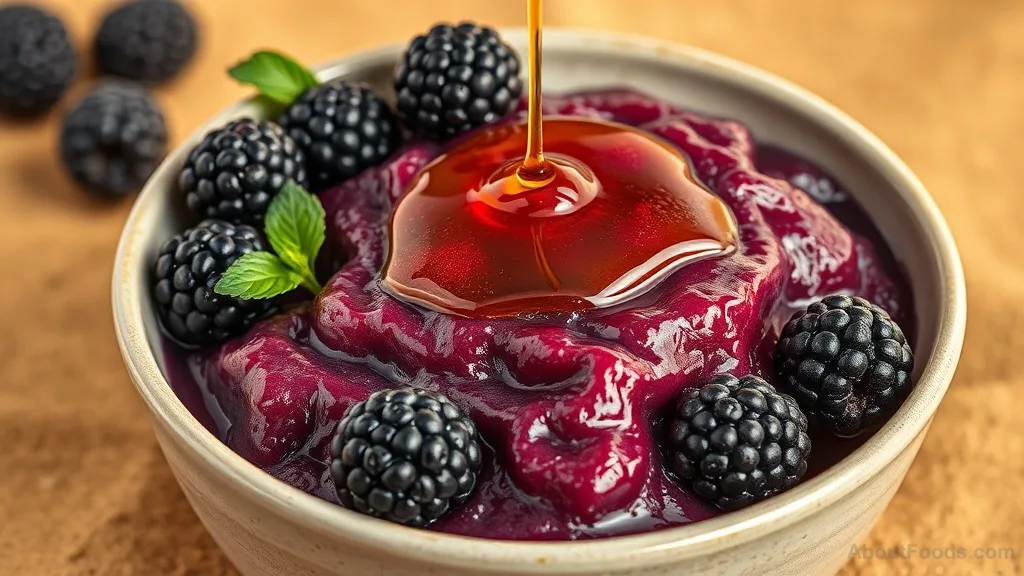 Pelamushi with Blackberries