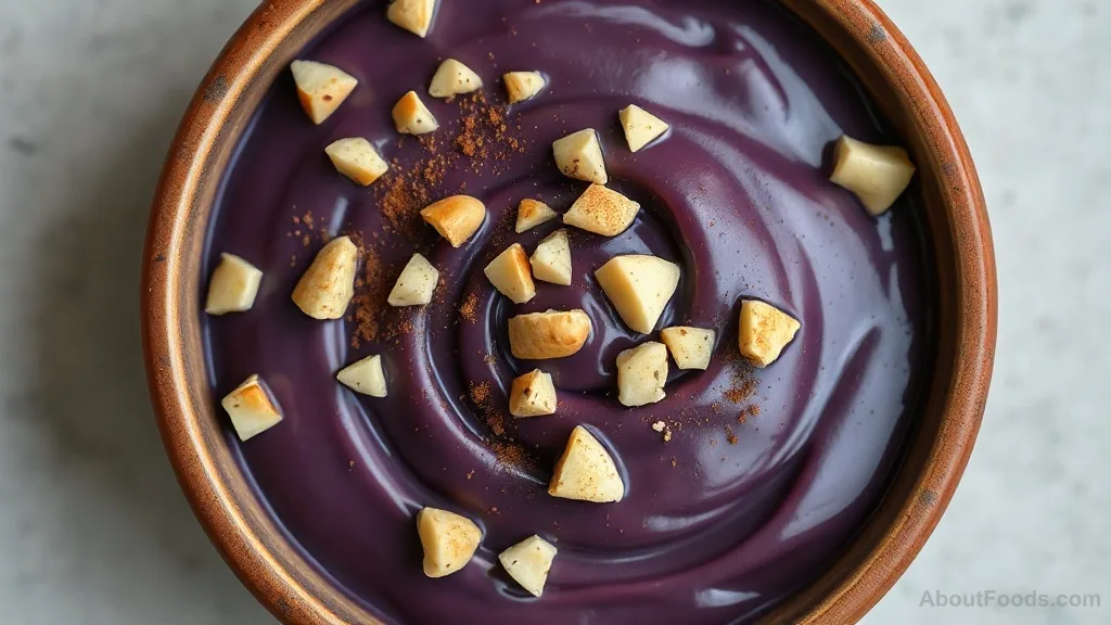 Pelamushi with Brazil Nuts (Georgian Grape Pudding)