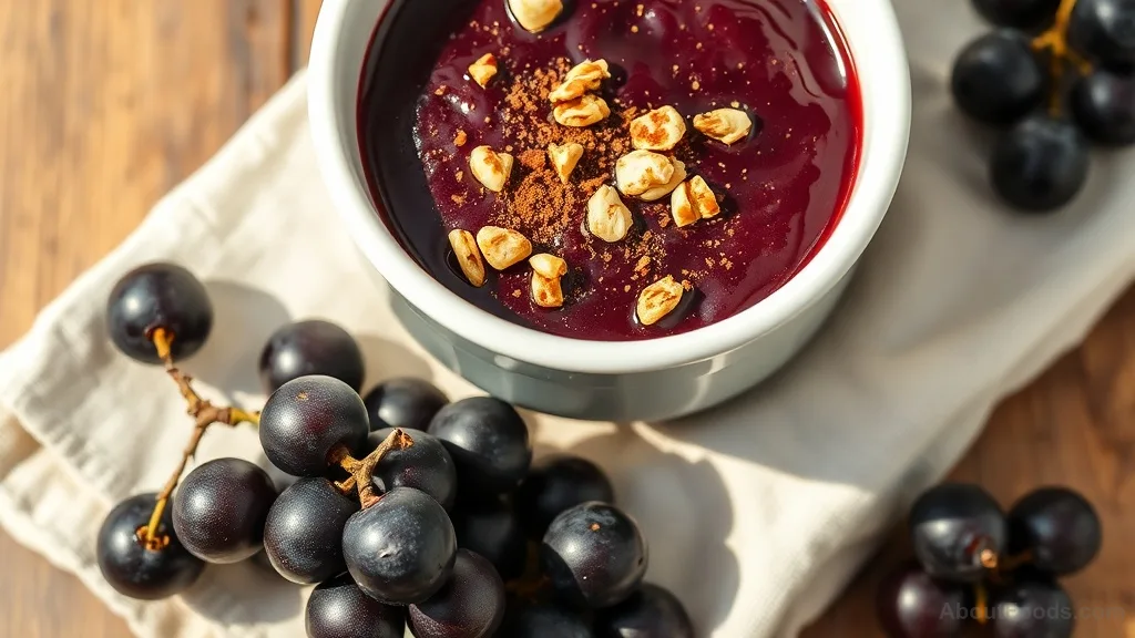 Pelamushi (Georgian Grape Must Pudding) with Emmer