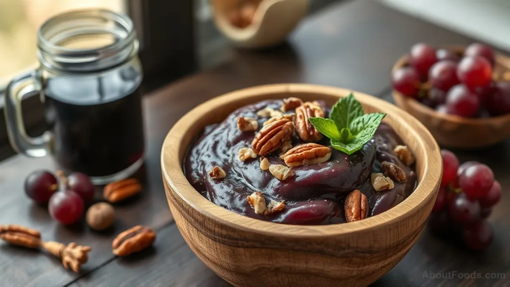Pelamushi with Pecans: Georgian Grape Must Pudding