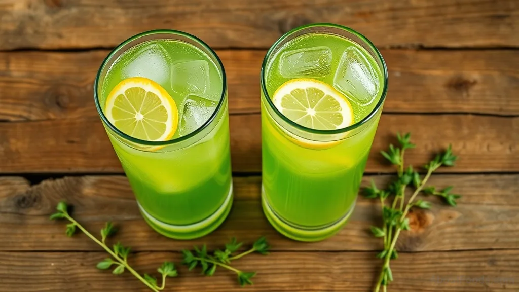 Georgian Tarkhuna Tarragon Lemonade