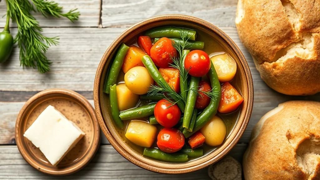 Fasolakia Dinner: Traditional Greek Green Bean Stew