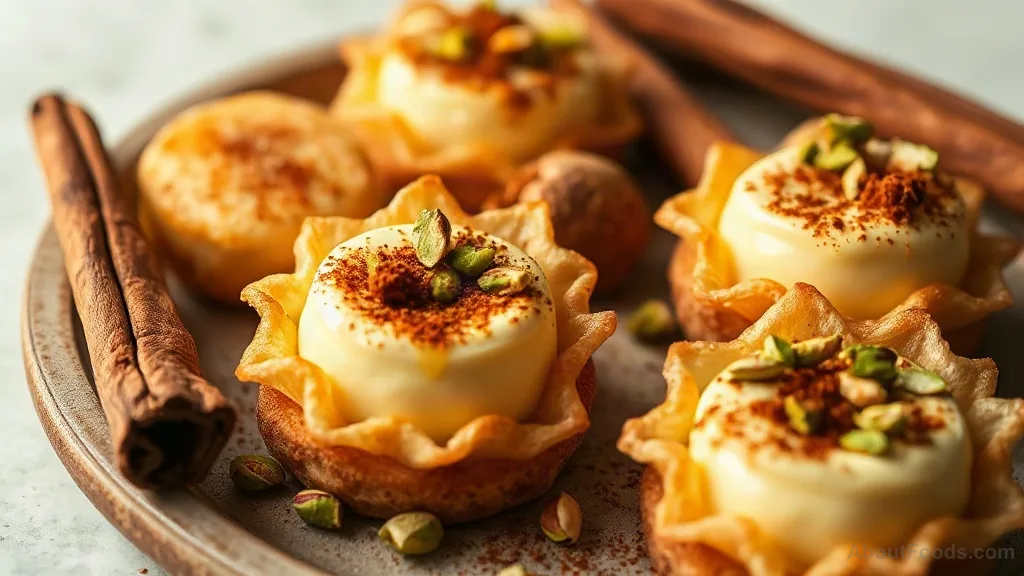 Kataifi with Cream (Greek Pastry with Custard)