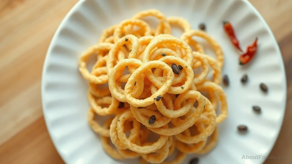 Chakli (Crispy Indian Rice & Lentil Spirals)